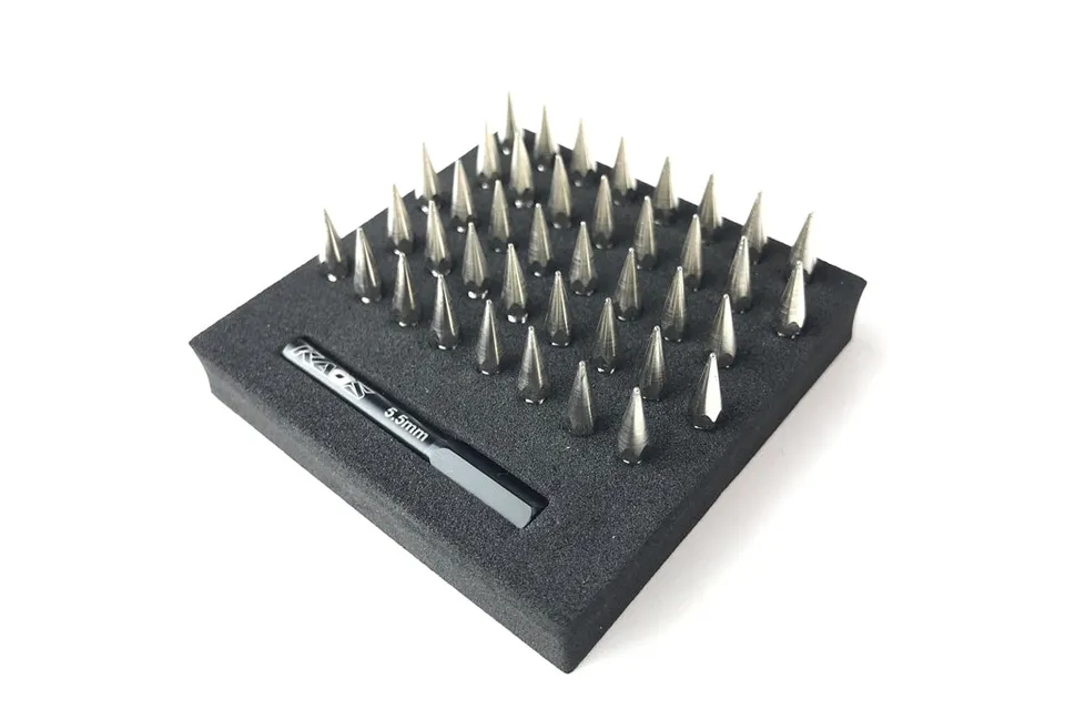 CEN KAOS CKD0612 écrous de roue pointes argent 40 pcs