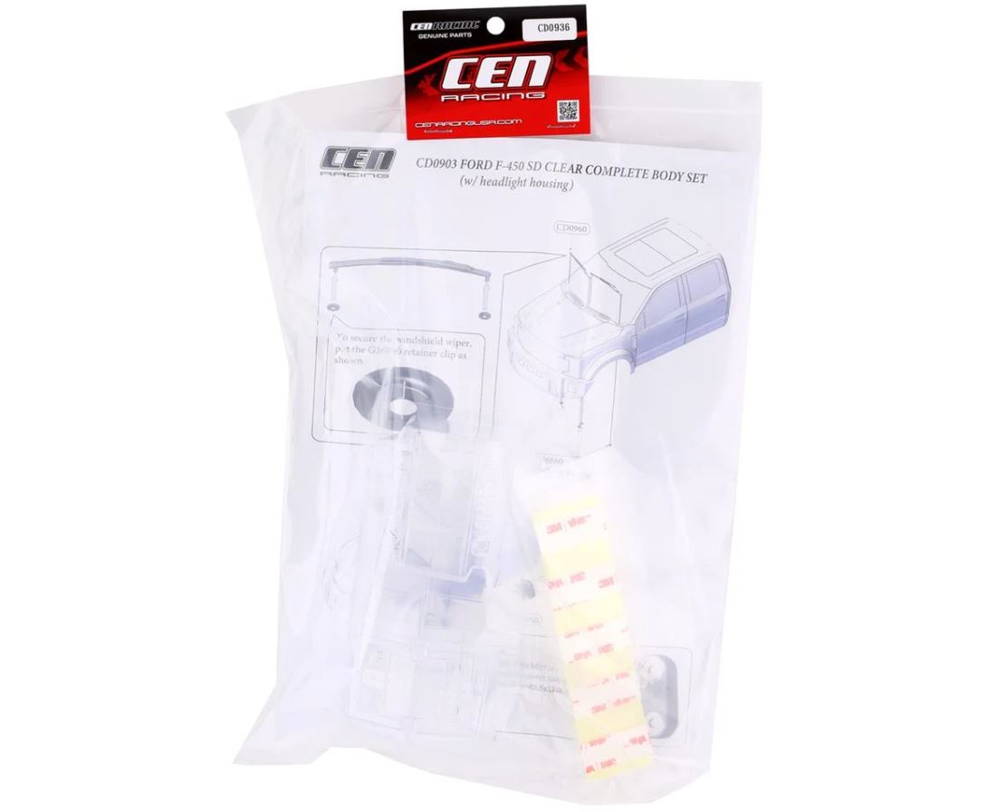 CEN CD0936 support phare transparent F450 SD AV+AR