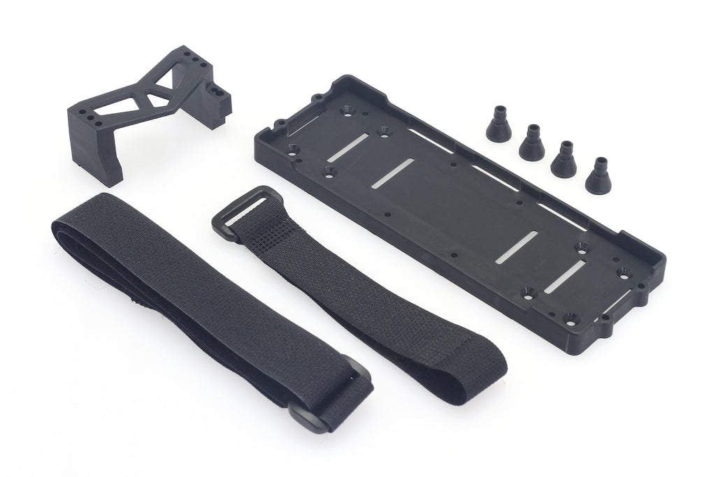 CEN CM0404 Bac Batterie + Support Servo Puma Rally 1