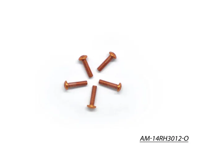 Arrowmax Screws AM-14RH3012-O vis alu M3x12 orange x5