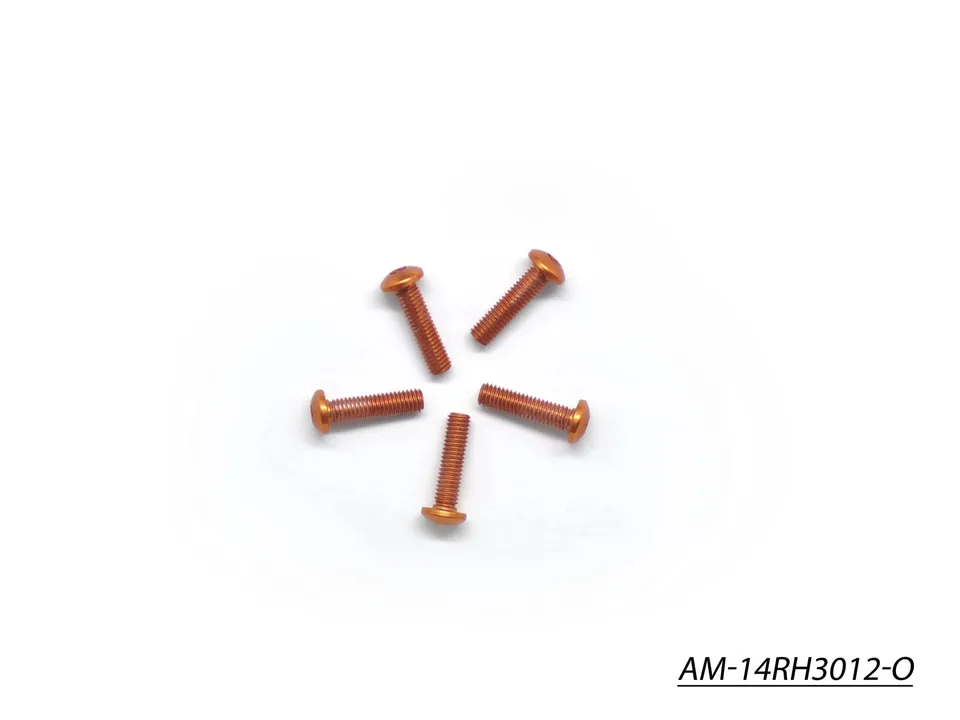 Arrowmax Screws AM-14RH3012-O vis alu M3x12 orange x5