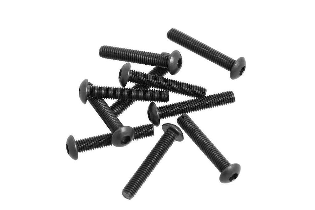 CEN Hardware G36325 Vis M3x18mm Tête Ronde Lot 10 Acier