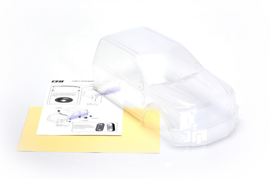 CEN CD0930 carrosserie avant F-450 SD claire 1/10