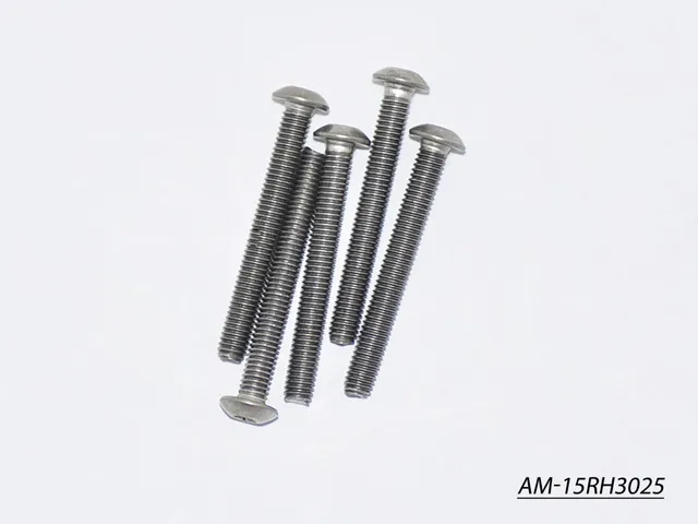 Arrowmax AM-15RH3025 vis titane M3x25 tête ronde x5
