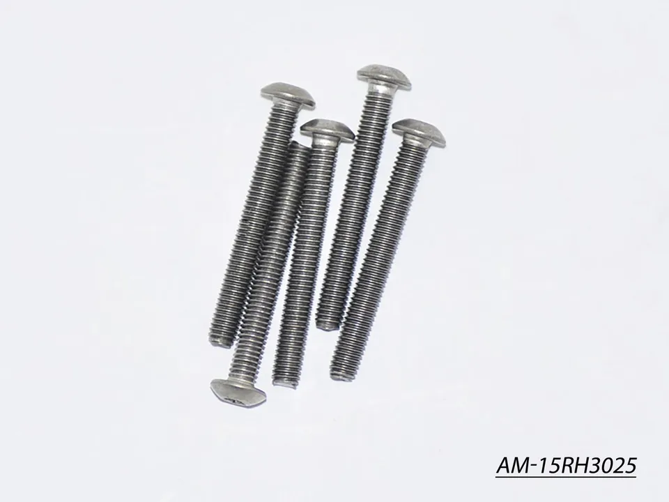 Arrowmax AM-15RH3025 vis titane M3x25 tête ronde x5