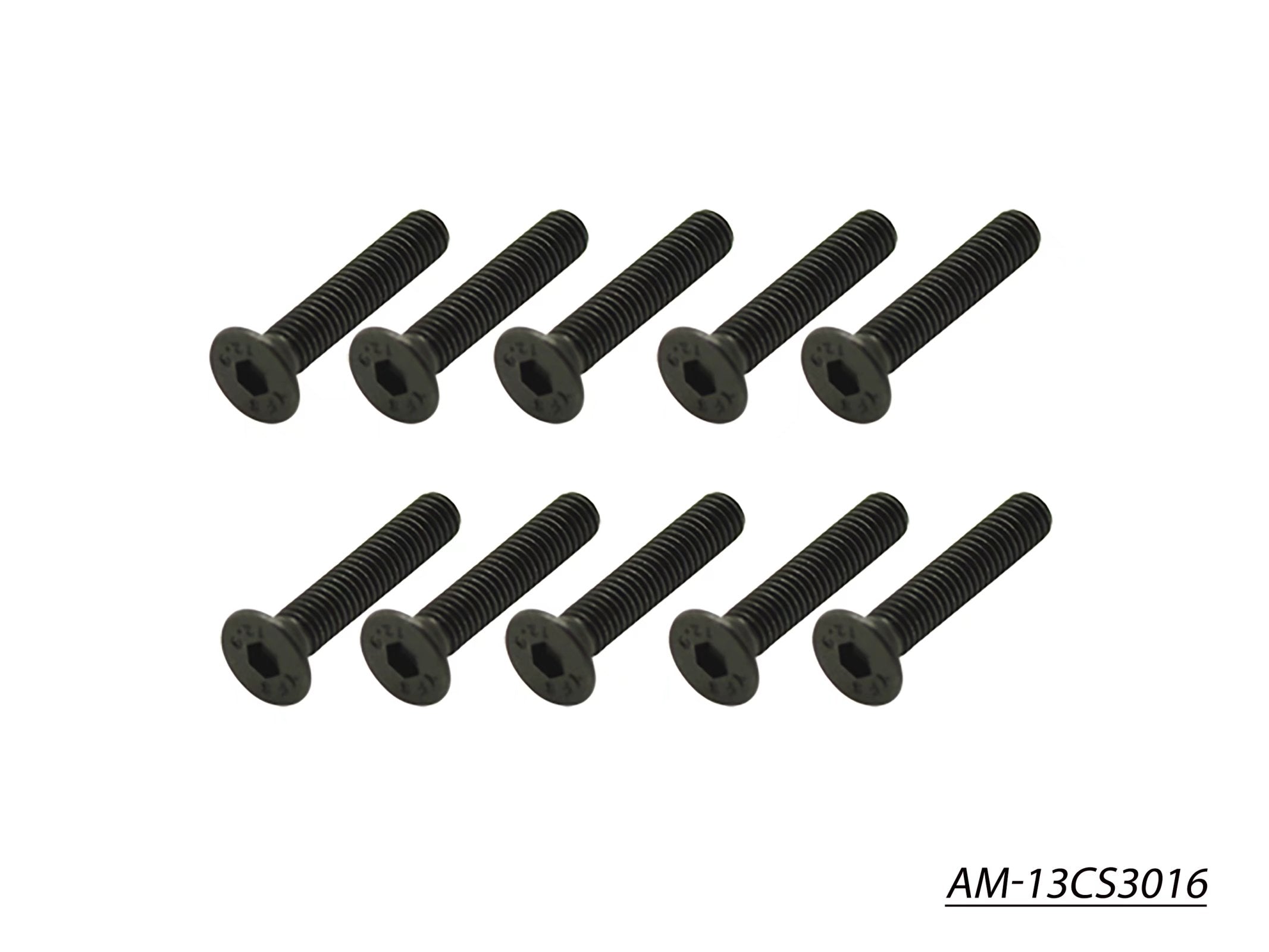 Arrowmax Screws Vis M3x16 Fraisée Allen x10 AM-13CS3016