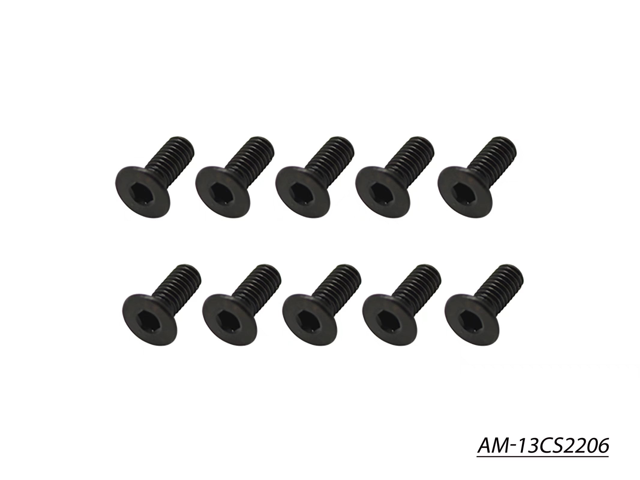 Arrowmax AM-13CS2206 vis fraisées M2.2x6 tête conique x10