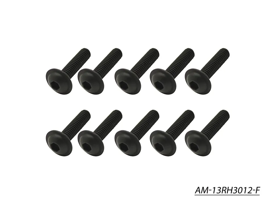 Arrowmax AM-13RH3012-F vis allen M3x12 lot de 10