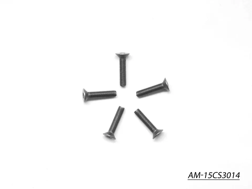 Arrowmax Vis Titane Fraisée Allen M3x14 Lot 5 AM-15CS3014