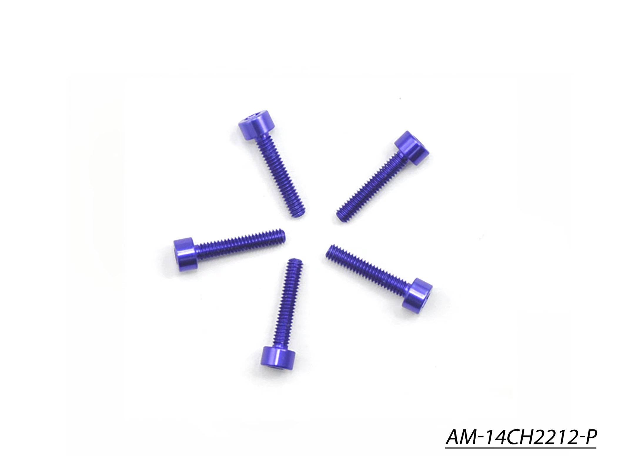 Arrowmax Vis Alu M2.2x12 Violettes x5 AM-14CH2212-P