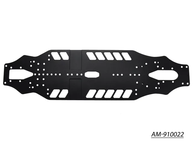 Arrowmax Medius châssis Yokomo BD9 MID alu 7075 2,0 mm