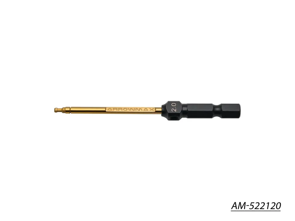 Arrowmax AM-522120 embout clé hex 2.0x80mm Power Tip V2
