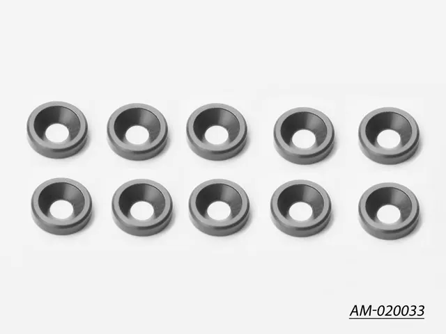 Arrowmax Accessories AM-020033 rondelle alu M3 fraisée grise x10