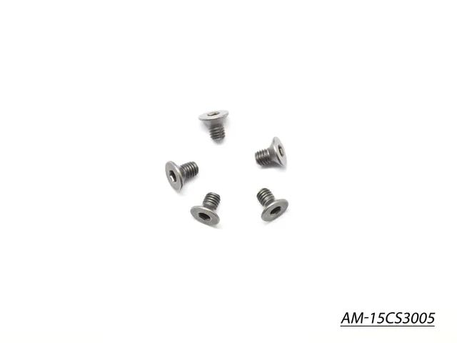 Arrowmax AM-15CS3005 vis titane fraisée M3x5 lot 5