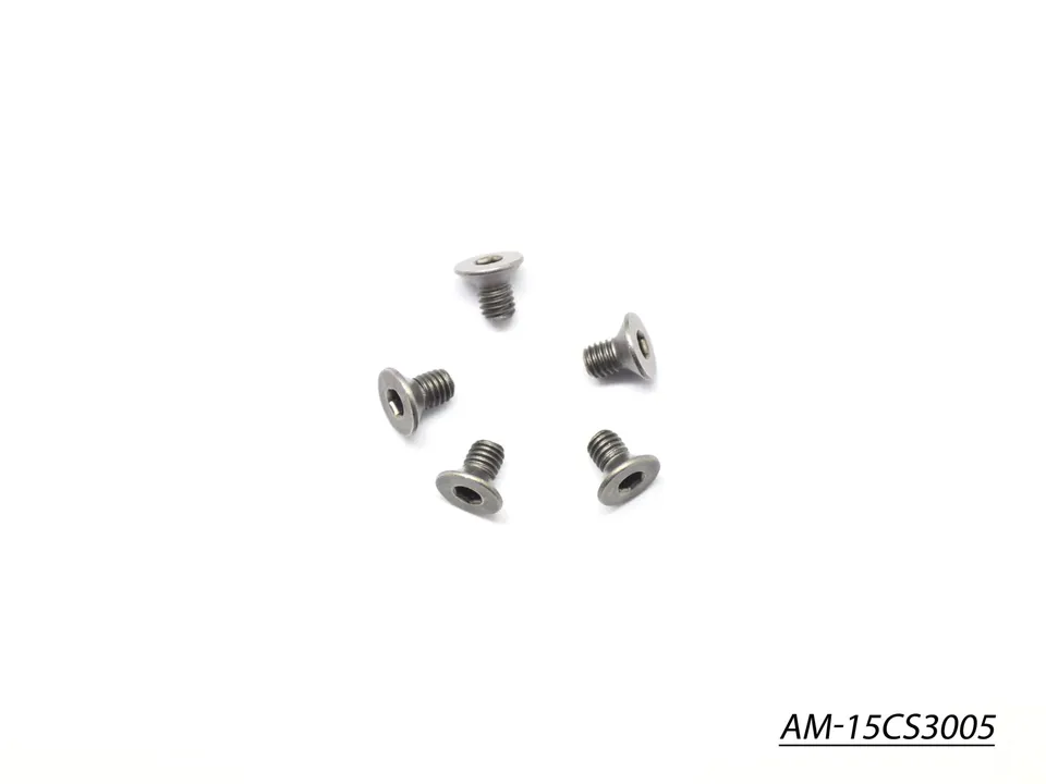 Arrowmax AM-15CS3005 vis titane fraisée M3x5 lot 5