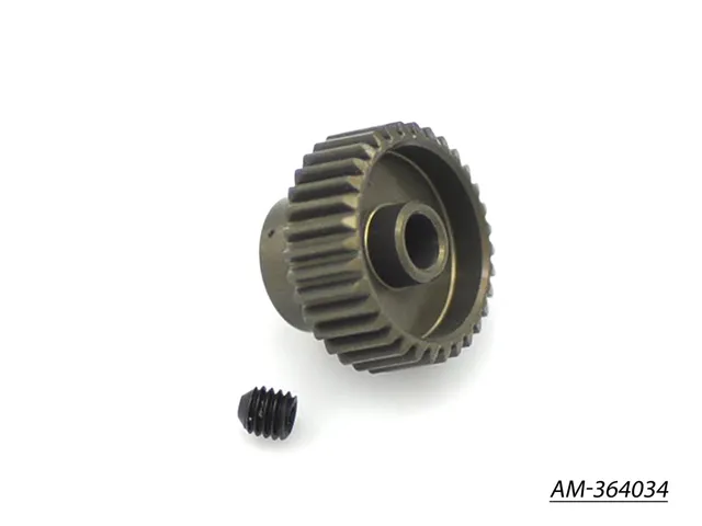 Arrowmax AM-364034 Pignon Moteur 64P 34T Alu 7075 Hard