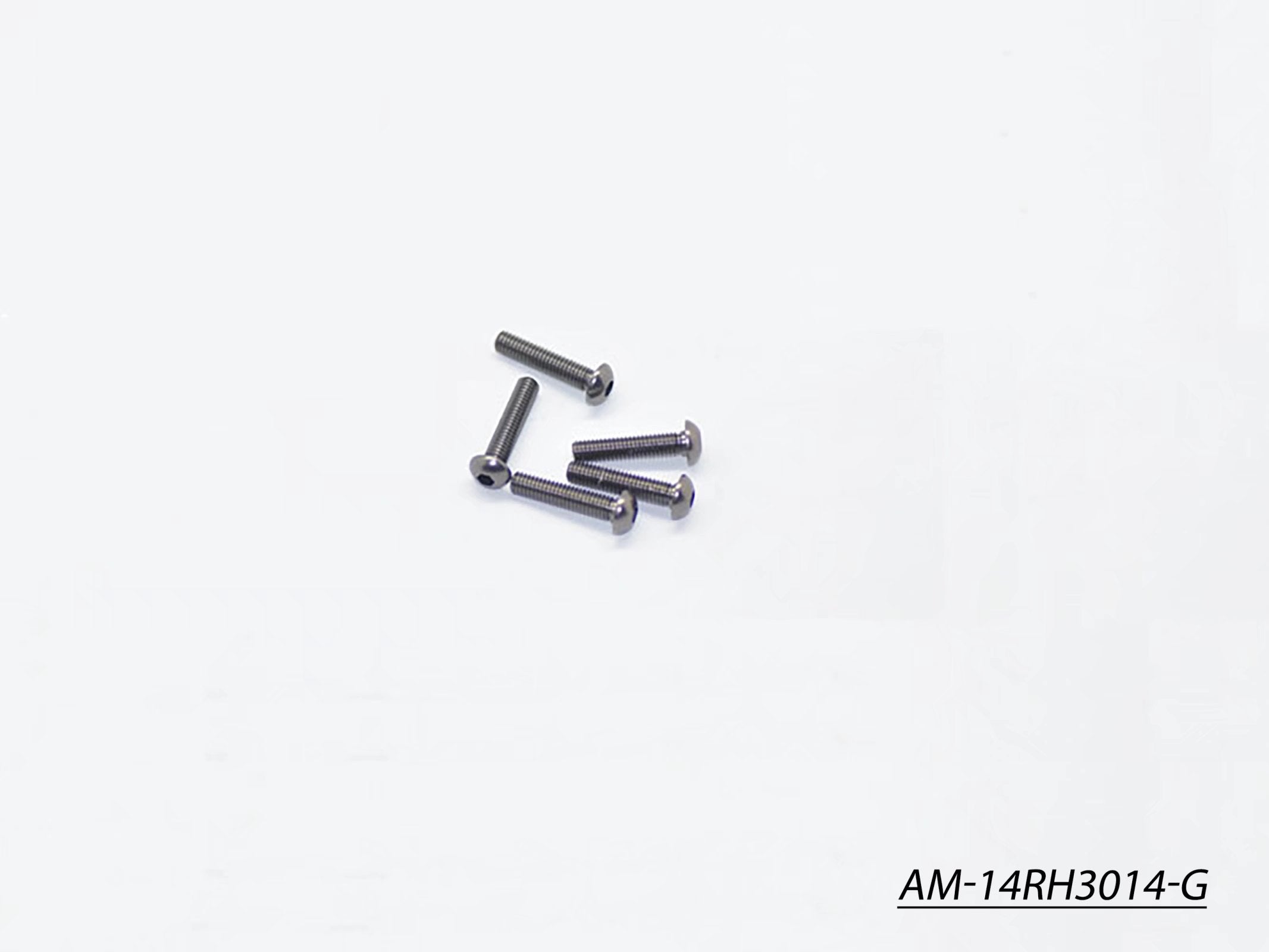 Arrowmax Vis AM-14RH3014-G vis alu M3x14 grise x5