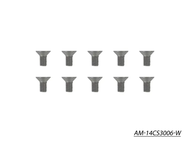 Arrowmax AM-14CS3006-W vis fraisées M3x6 tungstène x10