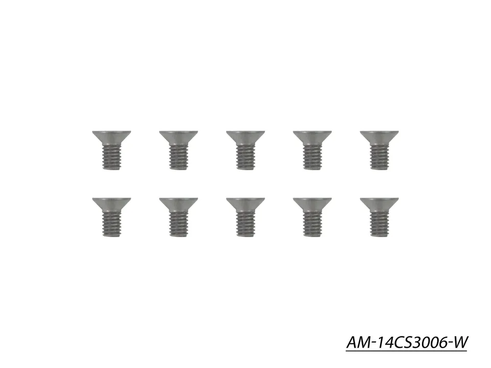 Arrowmax AM-14CS3006-W vis fraisées M3x6 tungstène x10