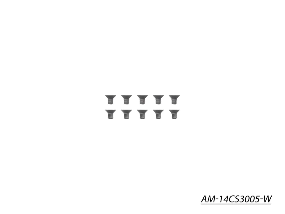 Arrowmax Screws AM-14CS3005-W vis fraisée M3x5 tungstène lot 10