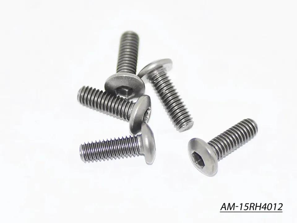 Arrowmax Screws AM-15RH4012 vis titane M4x12 tête ronde x5