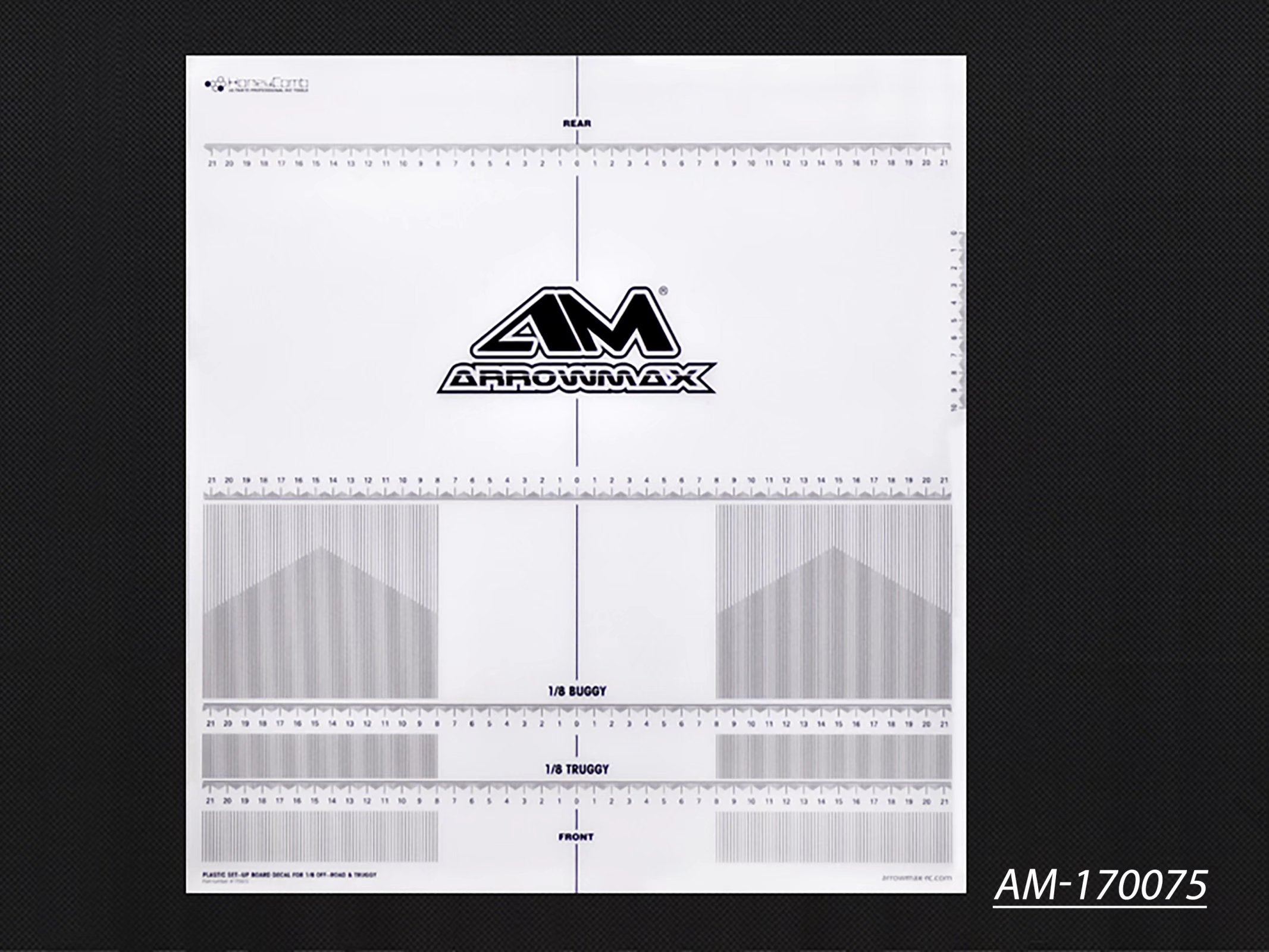 Arrowmax Decal Planche Setup 1/8 Truggy AM-170075