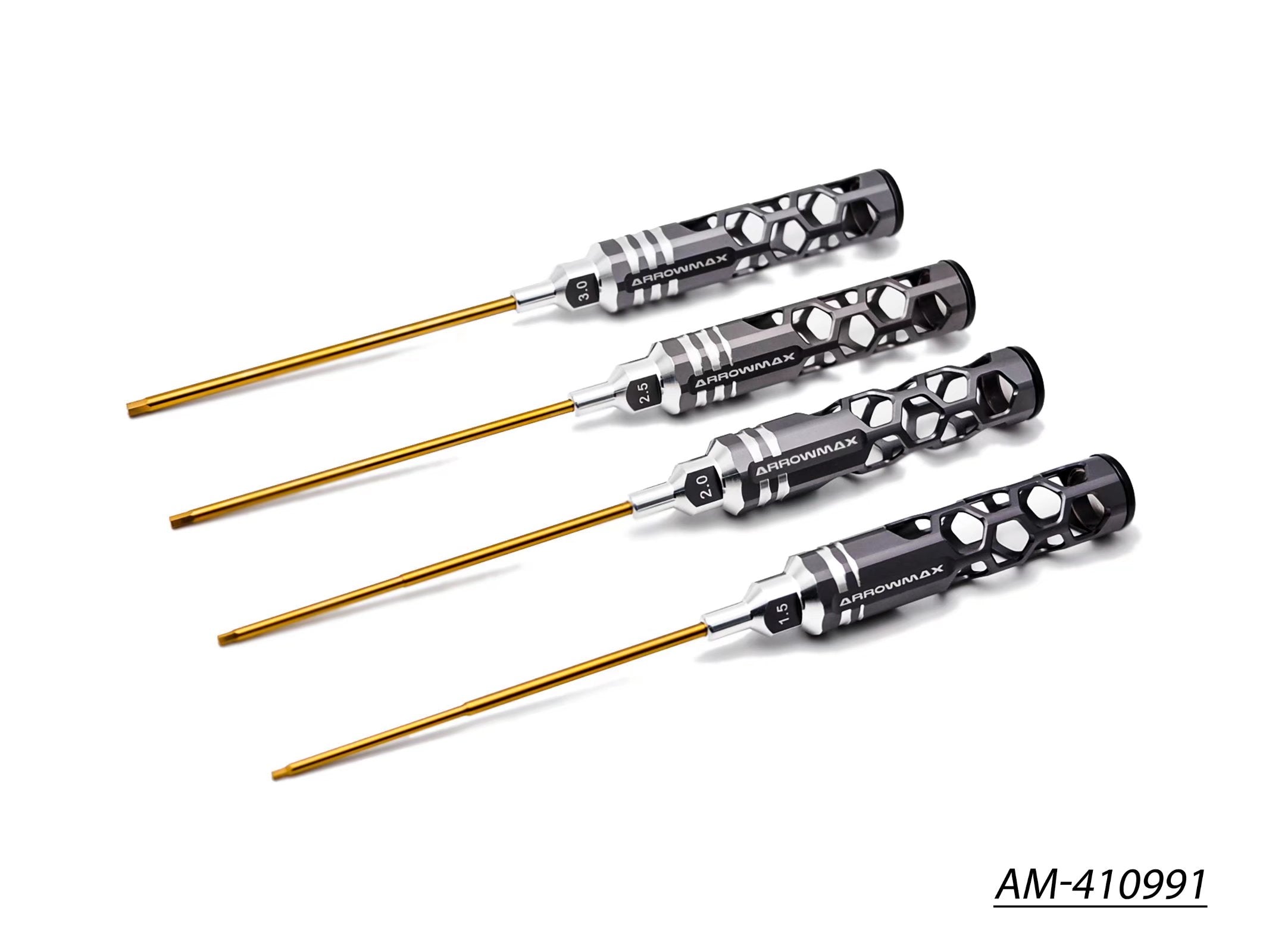 Arrowmax Tools Set AM-410991 jeu clés allen 1.5-3.0x120mm 4 pcs