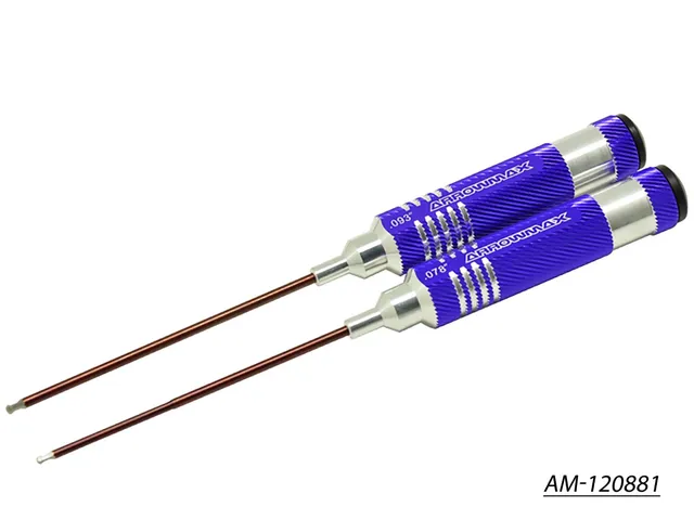 Arrowmax Purple Tools Jeu Tournevis Boule .078 .093 x120mm