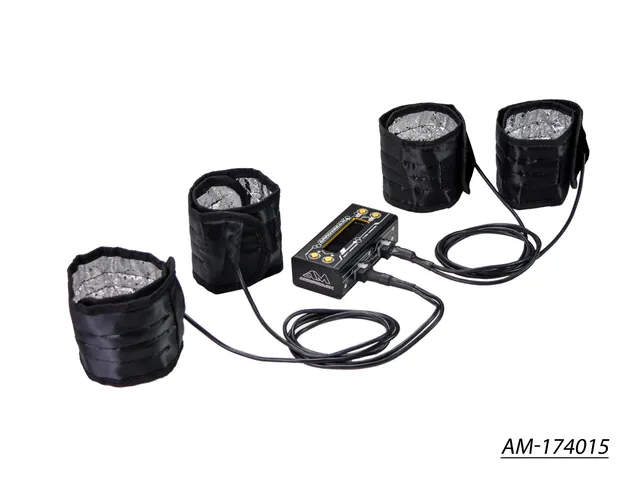 Arrowmax AM Tyre Warmer 1/8 Black Golden chauffe-pneu + housse
