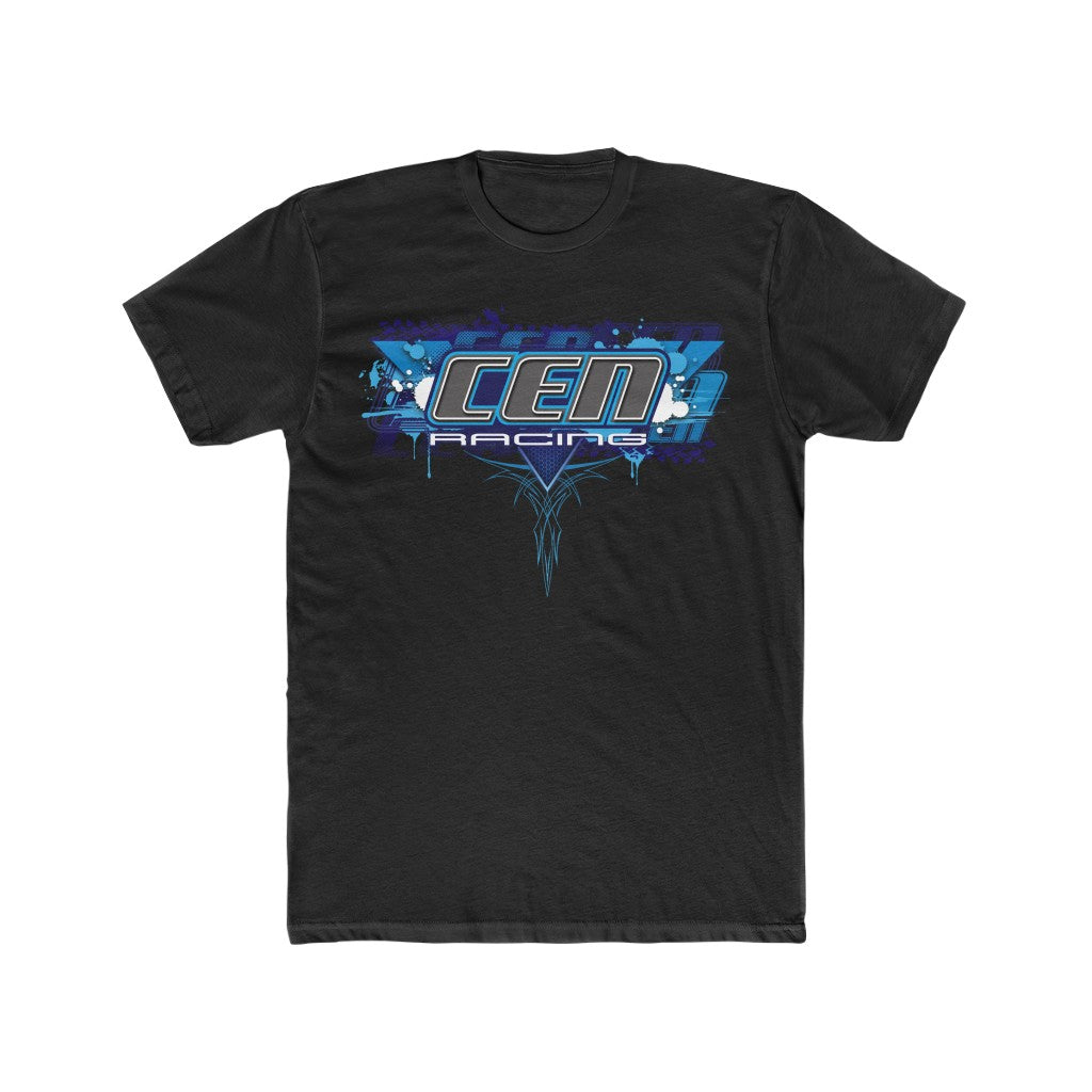 CEN Racing Logo 2021 t-shirt coton noir logo bleu