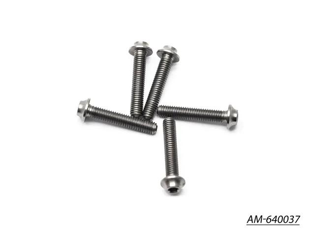 Arrowmax AM-640037 vis titane M3x16 tête ronde x5