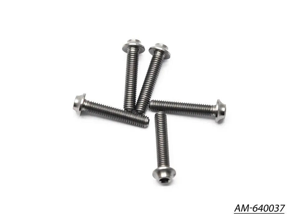 Arrowmax AM-640037 vis titane M3x16 tête ronde x5