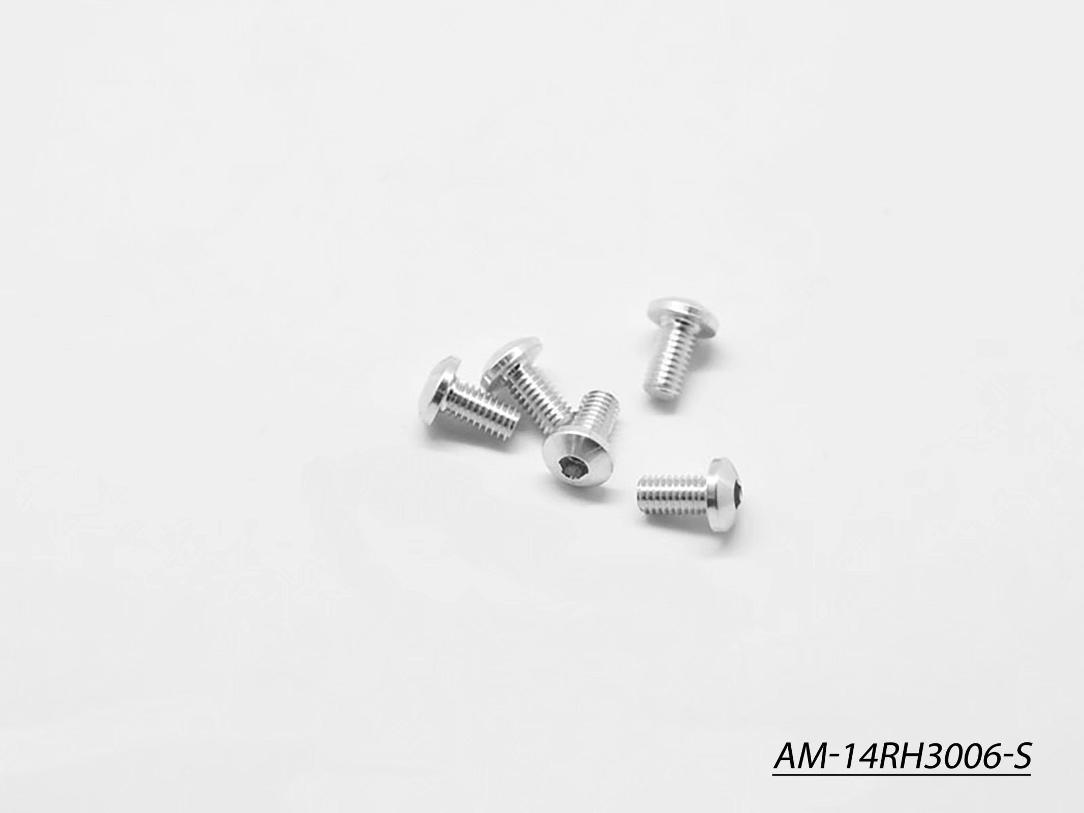 Arrowmax vis alu AM-14RH3006-S M3x6 argent rondes x5