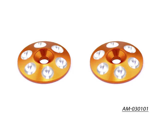 Arrowmax AM-030101 cales aileron arrière alu orange x2