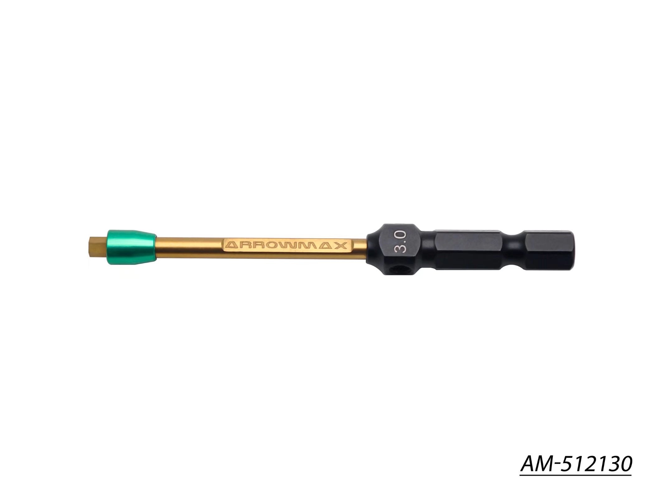 Arrowmax AM-512130 Embout Clé Allen 3.0x80mm V2