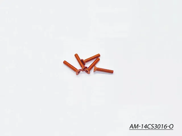 Arrowmax Vis Alu M3x16 Fraisée AM-14CS3016-O Orange x5