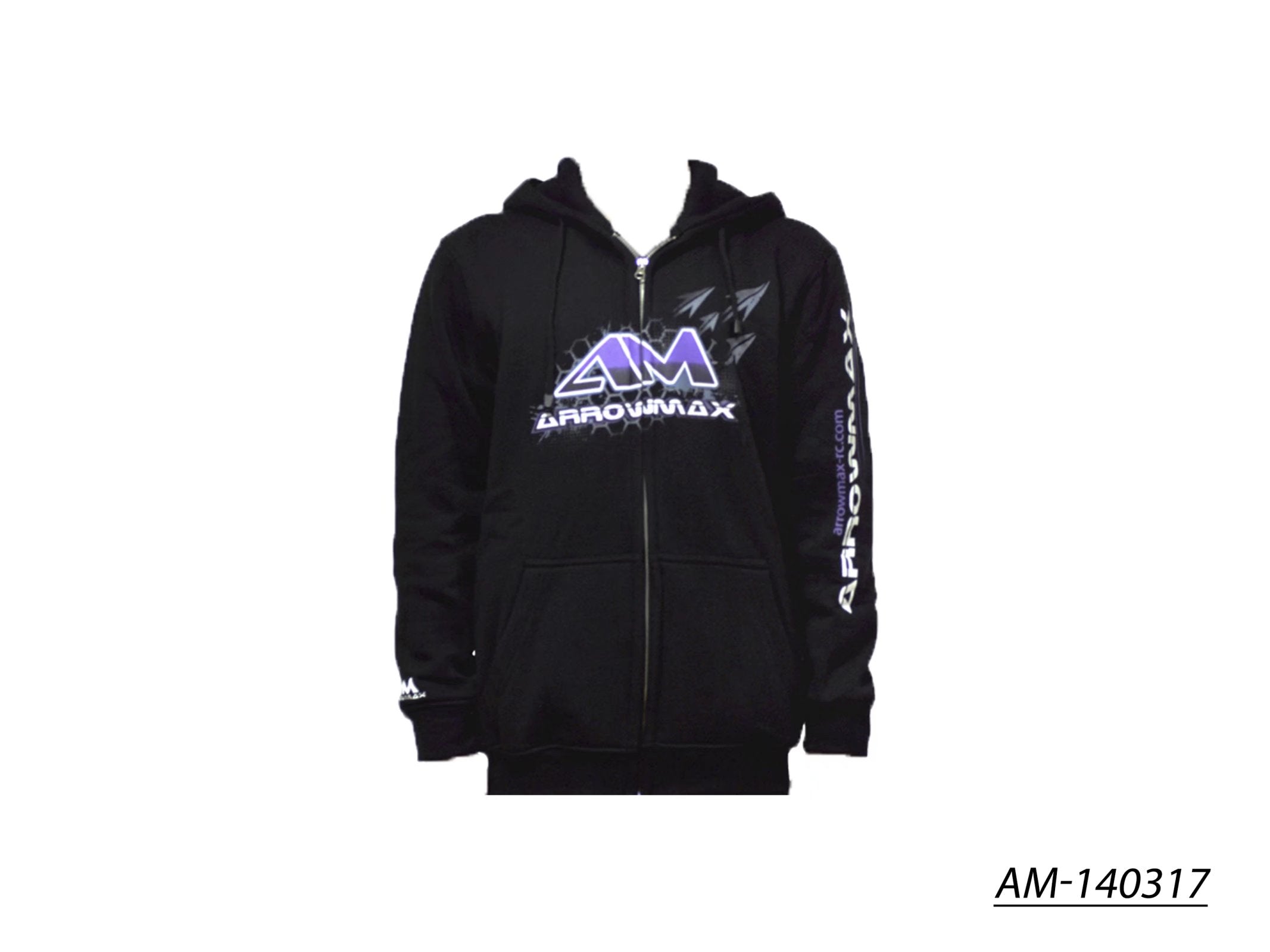 Arrowmax Sweater Hooded Black XXXXL AM-140317 Sweat Capuche
