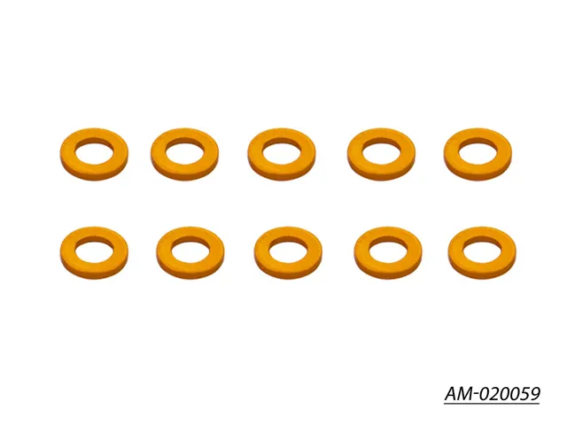 Arrowmax Accessories Cales Alu 4x7x1 AM-020059 Orange x10