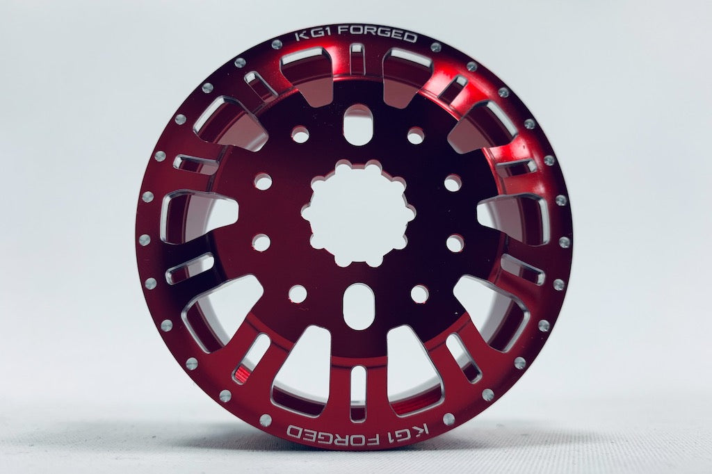 CEN CKD0653 KG1 KD004 jantes alu RC rouges avant x2