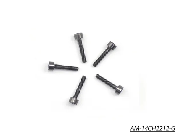 Arrowmax vis alu M2.2x12 tête cylindrique grise x5 AM-14CH2212-G