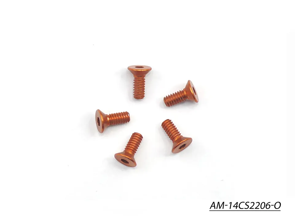 Arrowmax Screws AM-14CS2206-O vis alu M2.2x6 orange x5