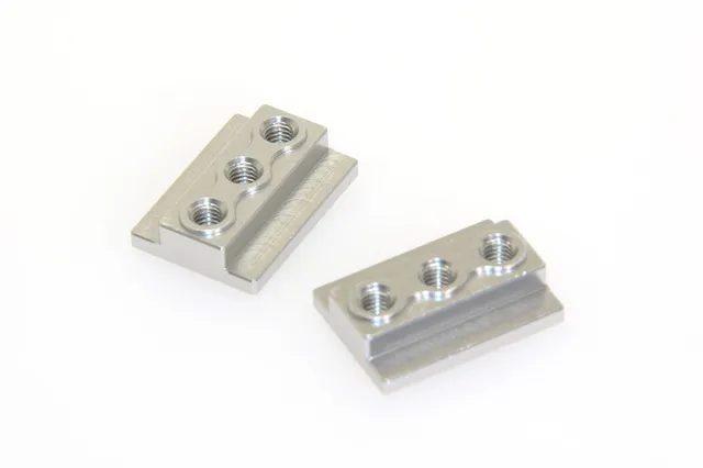CEN KAOS CKD0403 bloc rail châssis alu argent x2