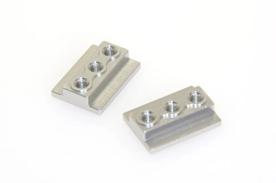 CEN KAOS CKD0403 bloc rail châssis alu argent x2