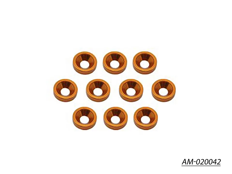 Arrowmax Accessories AM-020042 rondelle alu M4 orange x10