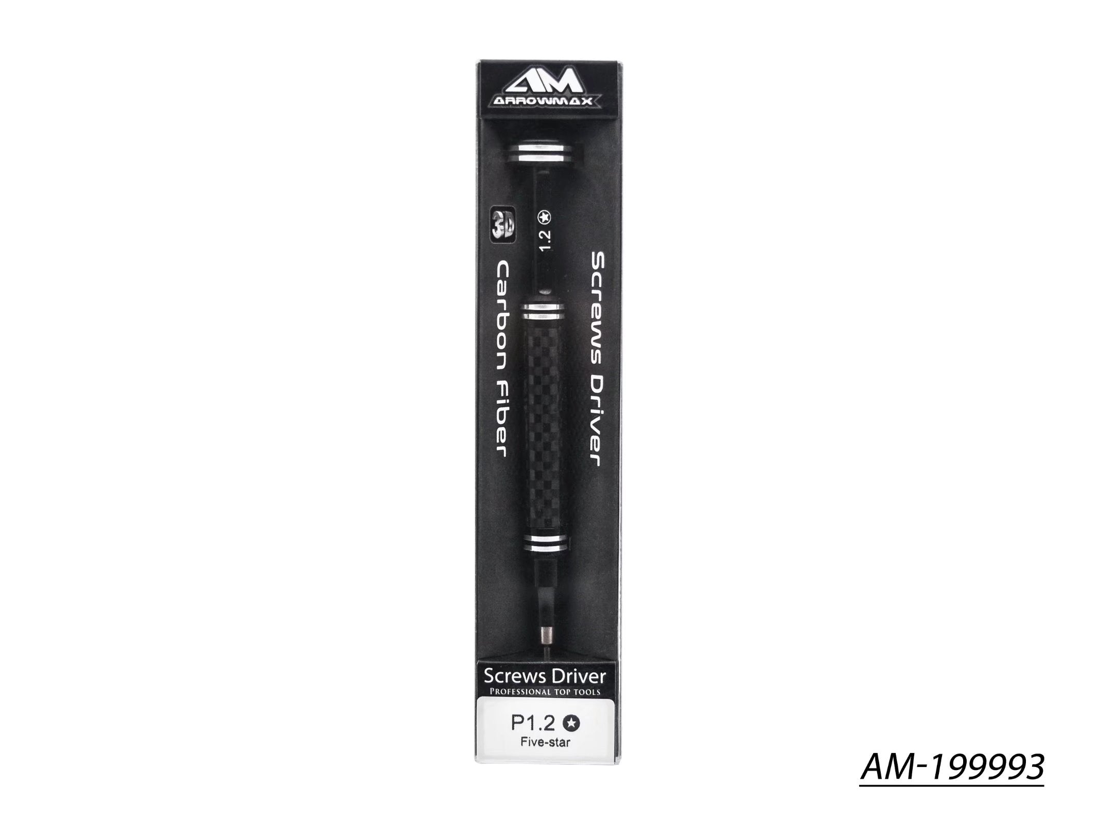 Arrowmax Tournevis Carbone 3D P1.2 Five-Star AM-199993