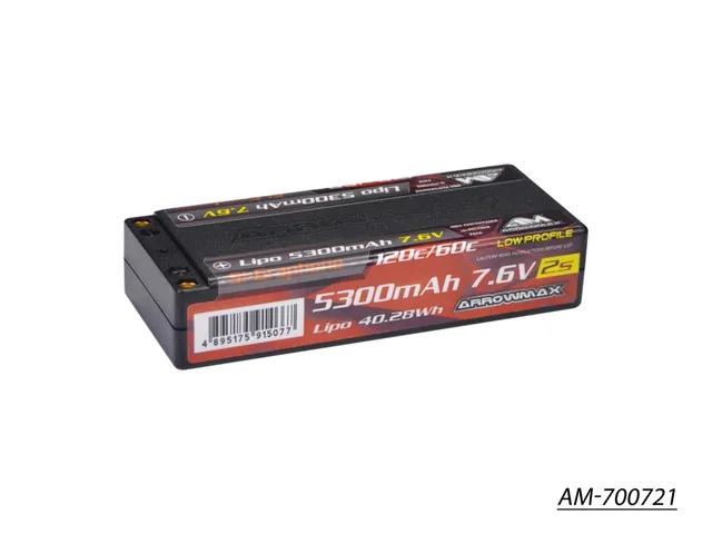 Arrowmax 2S LiPo AM-700721 batterie 5300mAh 7,6V 60C