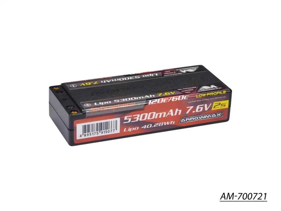 Arrowmax 2S LiPo AM-700721 batterie 5300mAh 7,6V 60C