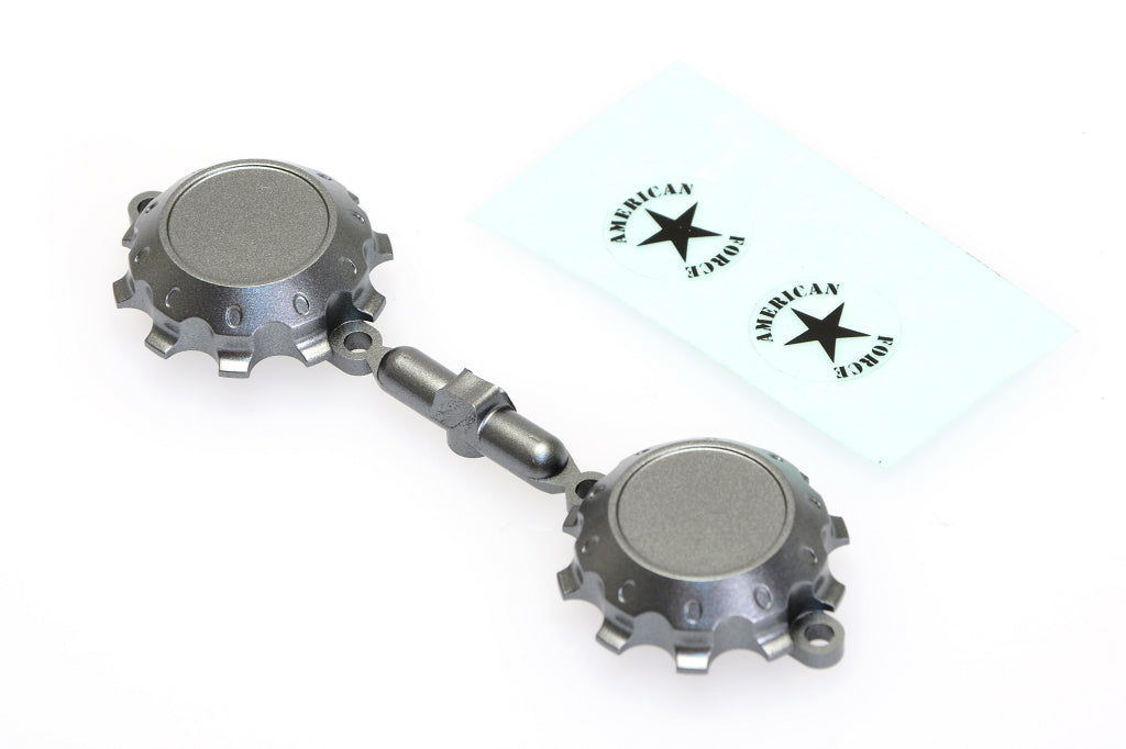 CEN CD0691 cache moyeu gunmetal Contra 2 pcs