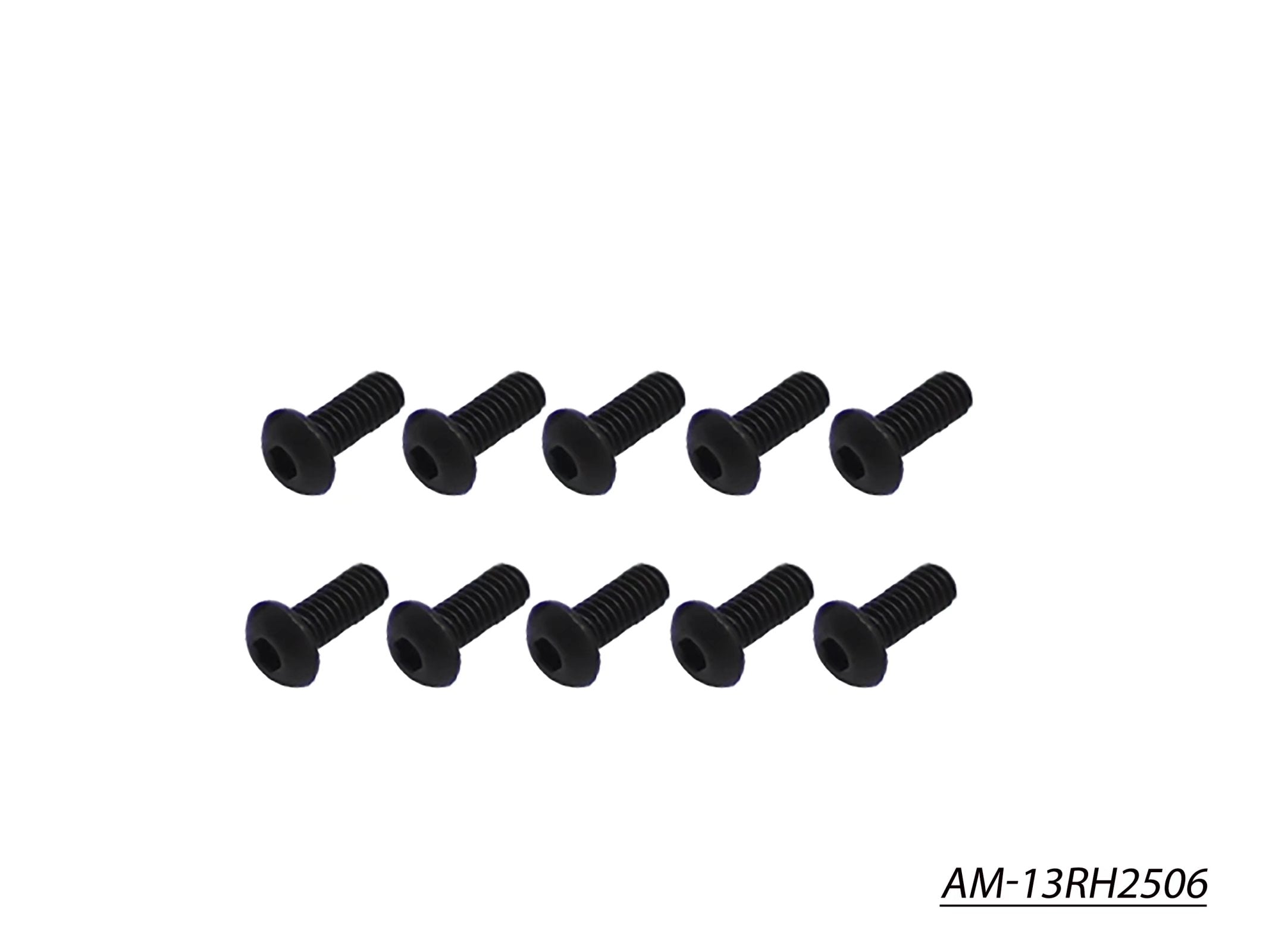 Arrowmax Screws AM-13RH2506 Vis Allen M2.5x6 Ronde (10)