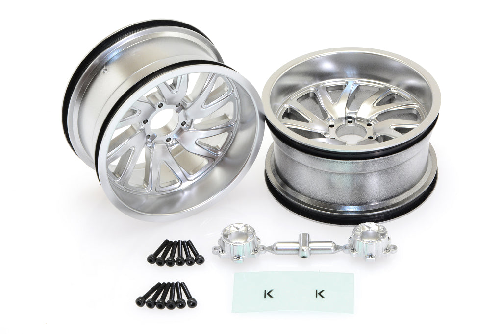 CEN Wheels CD0650 roue KG1 Vile KF004 argent lot 2